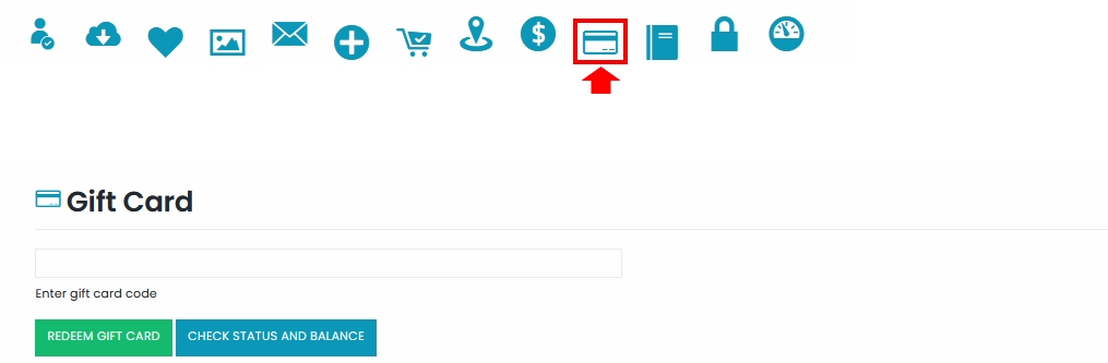 ギフトカード(Gift Card)ページの画像